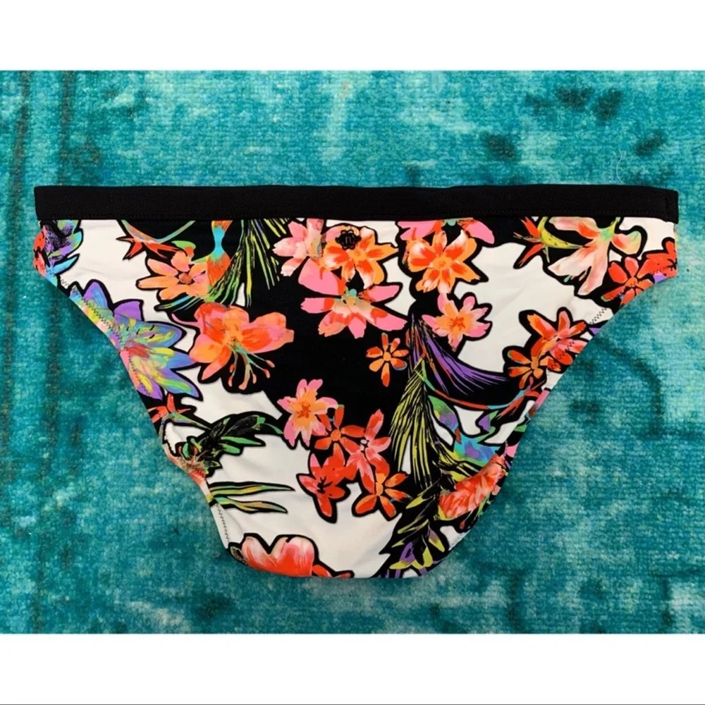 NWT! Nanette Lepore Tropical Havana Heartbreaker Bikini Hipster Bottoms - Picture 5 of 9